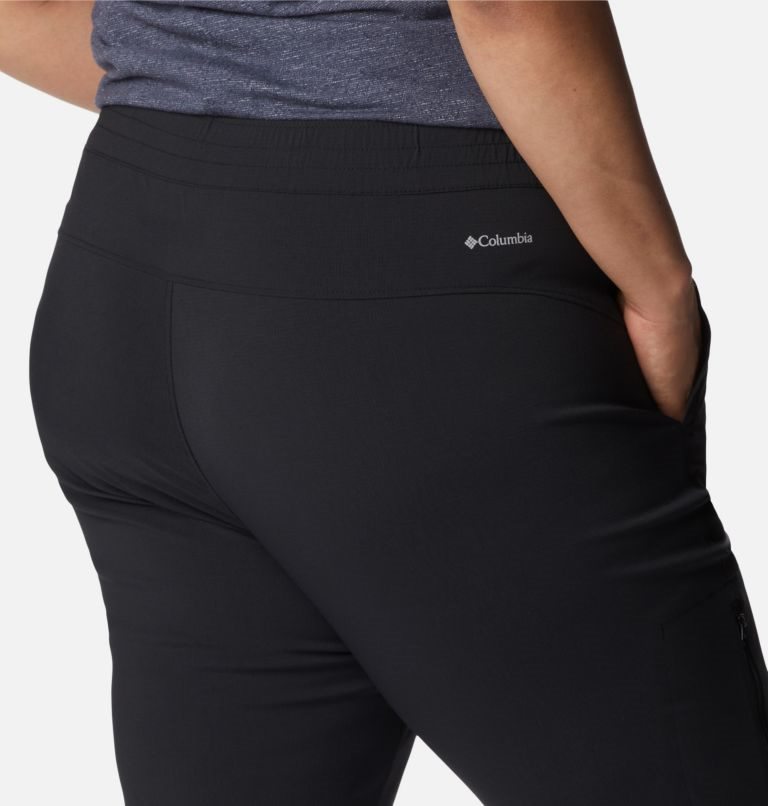 Women's Columbia On The Go Pants Black | Plus Size CA-T85CL